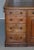 Antique Victorian English Double Sided Twin Pedestal Kneehole Desk in Oak with 18 Drawers For Sale - Image 11 of 18