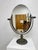Vintage Double-Sided Solid Brass Vanity Mirror Attributed to Charles Hollis Jones For Sale - Image 9 of 12