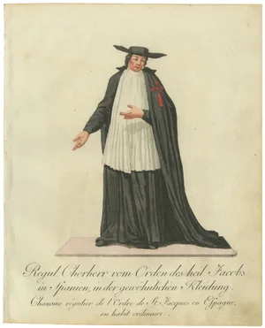 Cleric of the Order of Saint James in Spain in Ordinary Dress, 179,1 Engraving, Print