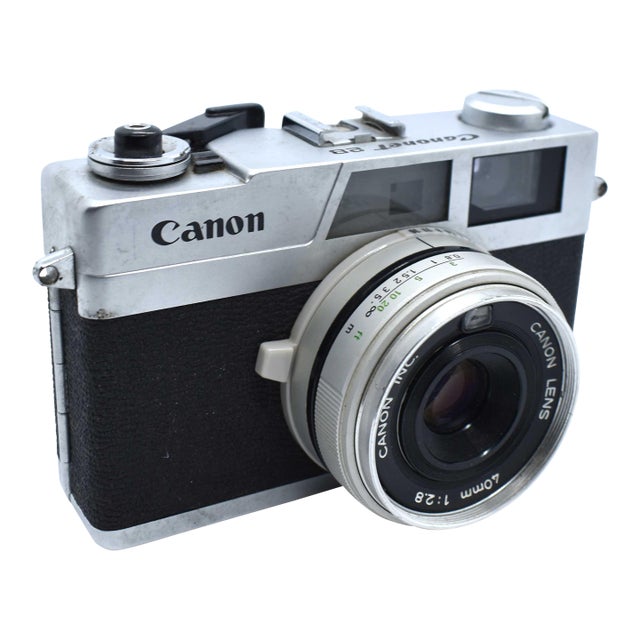 Mid-Century Modern Icon Canon Canonet 28 Rangefinder Camera For Sale