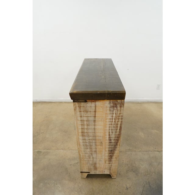Reclaimed Wood Metal-Clad Top Sideboard For Sale - Image 14 of 18