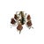 Vintage Italian Faux Bamboo Tole Chandelier With Parrots For Sale - Image 4 of 7