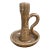 Signed John Meaders Studio Pottery Chamberstick Candle Holder – Southern Folk Art, Georgia For Sale