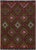 Brown Modern Soumak Handmade Multicolor Geometric Designed Wool Rug For Sale - Image 11 of 11