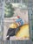 This is a hand-painted scenic wallpaper sample featuring an elegant elephant landscape scene with traditional figures,...