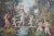 This charming allegorical painting depicts lovers being entertained by puttis with sweets and music. The colors are very...