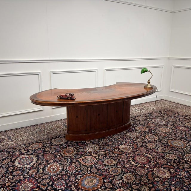 Art Deco English Desk by Globe Wernicke For Sale - Image 3 of 18