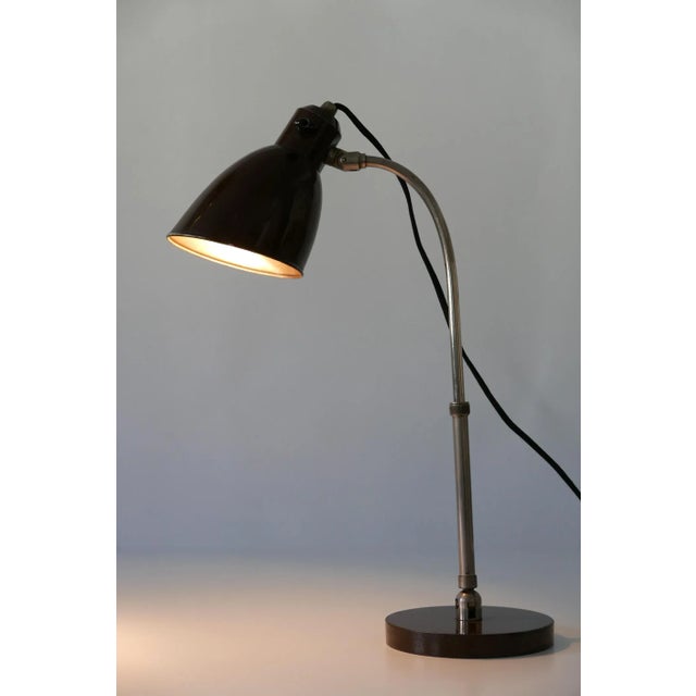 German Model Piccolo Table Lamp by Christian Dell for Bünte & Remmler, 1930s For Sale - Image 12 of 18