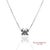 14k(585) White Gold Natural Diamond Butterfly Pendant Necklace With Chain For Sale - Image 4 of 12
