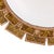 The textured yellow glass arranged in a simple geometric and sunburst pattern, a variation of Vautrin's "Mazarin" style. A...