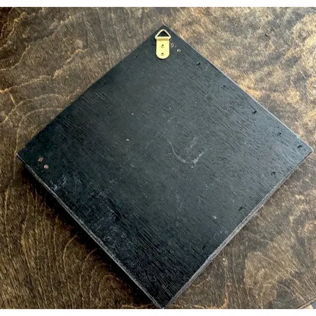 Mid 20th Century Mid Century Three Dimensional Wood Abstract Mirror For Sale - Image 5 of 5