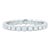 New 0.51ctw Diamond Eternity Ring 18k White Gold Size 6 Wedding Stackable Band For Sale