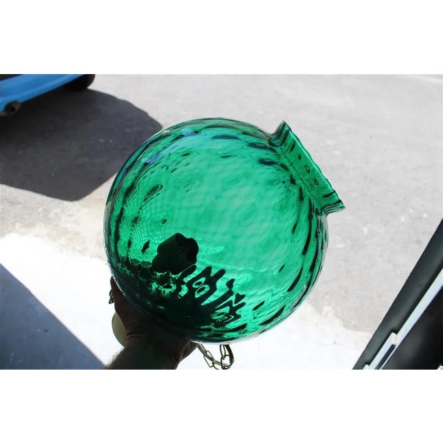 1950s Bubble Pendant Light in Murano Glass attributed to Venini, 1950s For Sale - Image 5 of 9