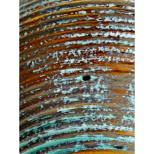 Stangl Vintage 1960s Mid-Century Modern Stangle Pottery Bowl 22k Gold For Sale - Image 4 of 9