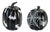 Halloween Spider and Bat Pumpkin (Set of 2) For Sale