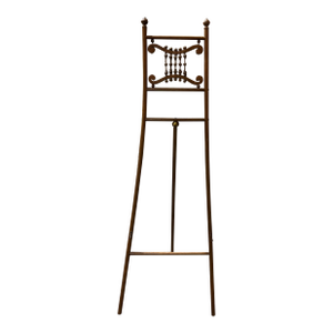 1970s Victorian Oak Stick and Bowl Easel for Artwork