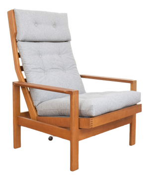 Mid-Century Modern Danish Oak Chair by Leif Alring for Madsen & Schubell, 1960s