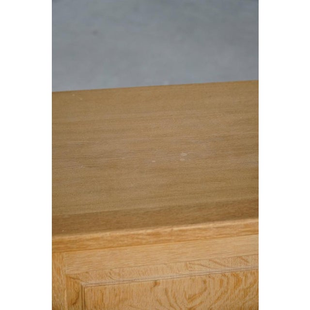 Gold Mid-Century Modern Brutalist Sideboard in Oak by Henning Kjærnulf, 1960s For Sale - Image 8 of 18