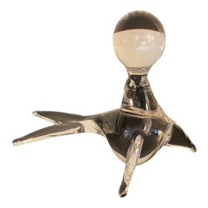 Mid 20th Century Art Glass Seal With Ball