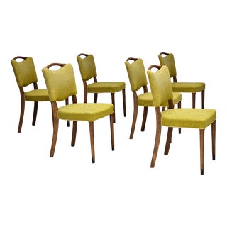 Danish Dining Chairs by Slagelse Møbelværk, 1970s, Set of 6 For Sale