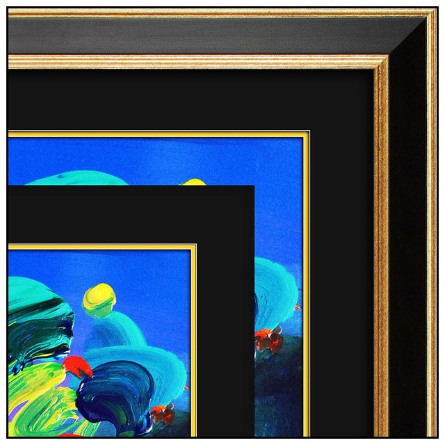 1999 Better World Acrylic Collage Peter Max Painting For Sale In Minneapolis - Image 6 of 8