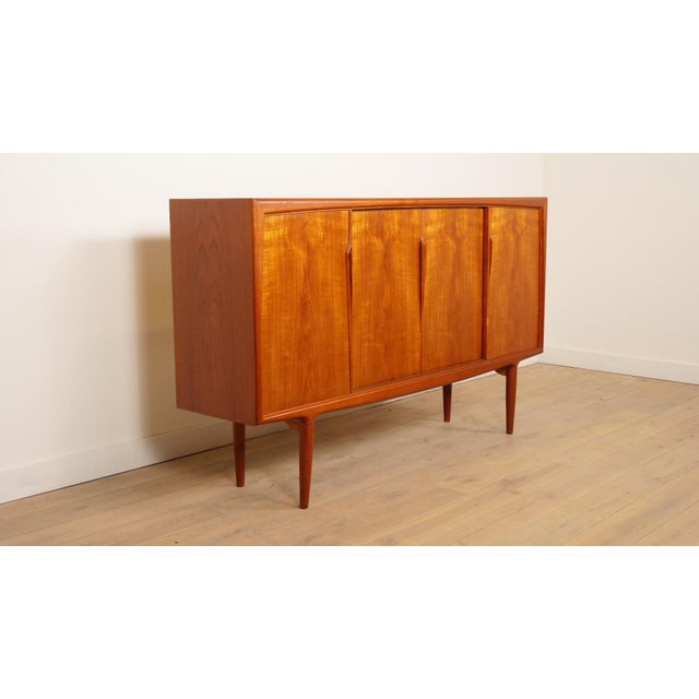 Vintage Danish Teak Highboard by Axel Christensen for Aco Mobler For Sale - Image 17 of 17