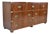 Baker Furniture Signed Campaign Seven Drawer Dresser Chest of Drawers 1950s For Sale