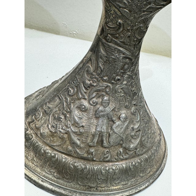 Late 20th Century Derby Silver Company Candle Holders - a Pair For Sale - Image 4 of 9
