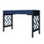 Chippendale Writing Desk - Navy For Sale In West Palm - Image 6 of 9