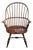 1970s D. R. Dimes Signed Continous Bow Back Arm Chair For Sale