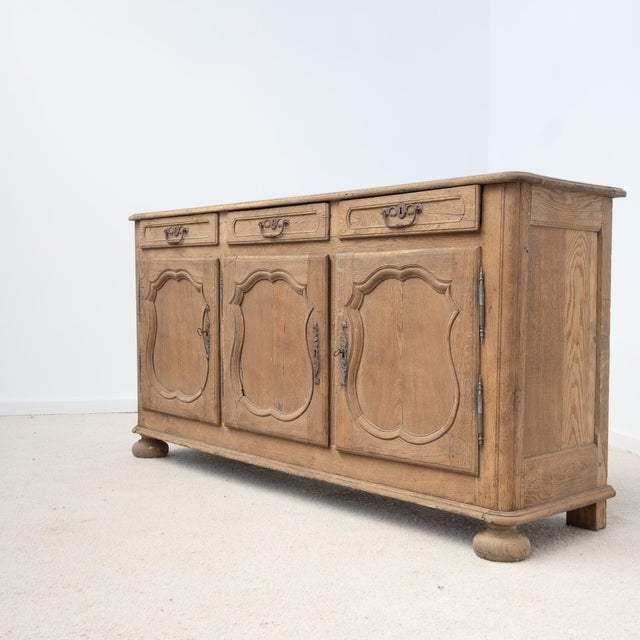 18th Century Oak 3-Door Sideboard For Sale - Image 11 of 11