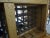 Late 19th Century Antique English Pub Pine and Wrought Iron Shelving For Sale - Image 5 of 8