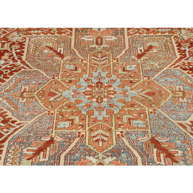 Persian Antique Rug 9'11" x 13'1" For Sale - Image 4 of 4
