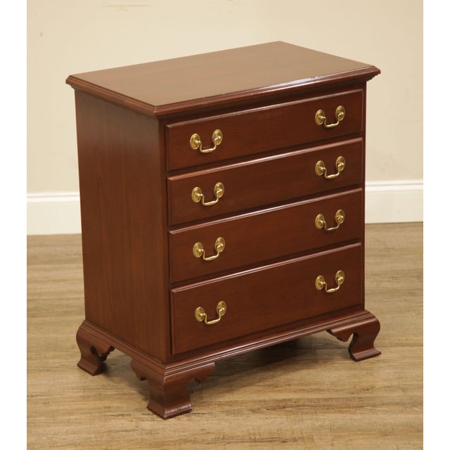 Philadelphia Furniture Mfg. Co. Cherry Chippendale 4 Drawer Chest