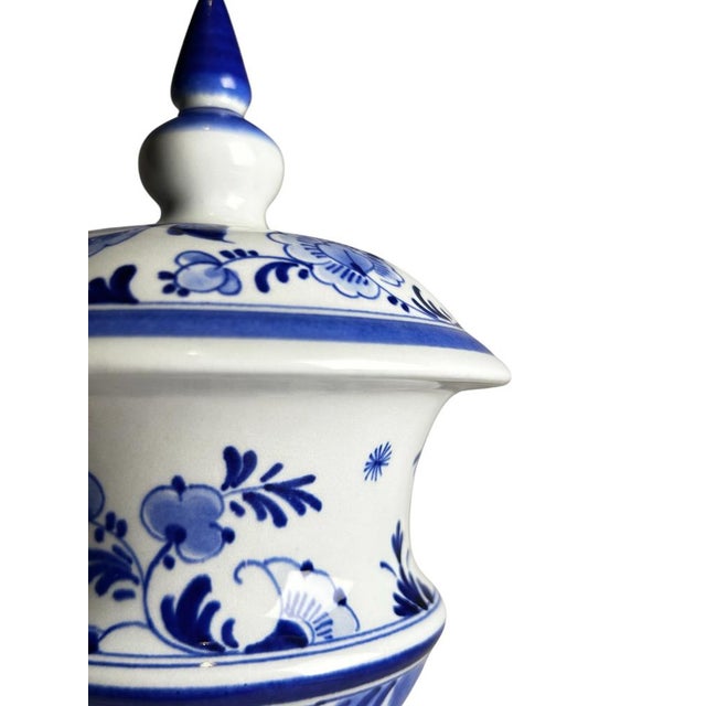Vintage Hand-Painted Money Box by Royal Delft, 1989 For Sale - Image 6 of 17