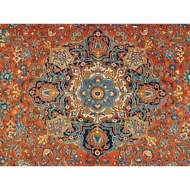 Vintage Kashan Rug, 1980s For Sale - Image 3 of 12