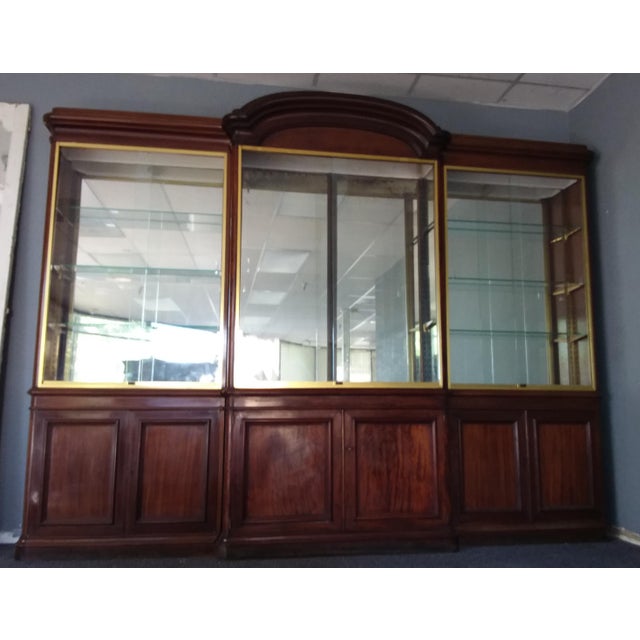 Antique Rosewood Display Case For Sale - Image 10 of 11