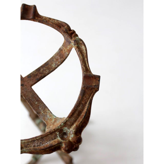 Victorian Antique Victorian Iron Plant Stand For Sale - Image 3 of 17