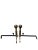 Art Deco Antique Brass Ball Finial Fireplace Andirons Fire Dogs Pair Early 1900s For Sale - Image 3 of 18