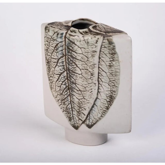 Studio Line Sculptural Leaf Vase by Antje Bruggemann for Rosenthal, Germany, 1980s For Sale - Image 4 of 8