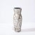 Mid-Century Modern Mid-Century Modernist White and Earth Toned Ceramic Vase With Leaf Motif For Sale - Image 3 of 11
