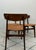 Mid-Century Modern Leather and Teak Dining Chairs from Schiønning & Elgaard, 1960, Set of 4 For Sale - Image 3 of 7