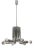 Modernist German Sputnik Hanging Light from Cosack Lights, 1960s For Sale
