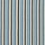 Sample - Schumacher Kiawah Stripe Fabric in Indigo For Sale