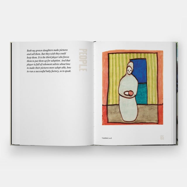 Cream Kurt Vonnegut Drawings For Sale - Image 8 of 9