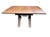 Mid-Century Modern Craddock Drop-Leaf Dining Table – Walnut Top, Sculptural Double X Base, Expandable Space-Saving Design...