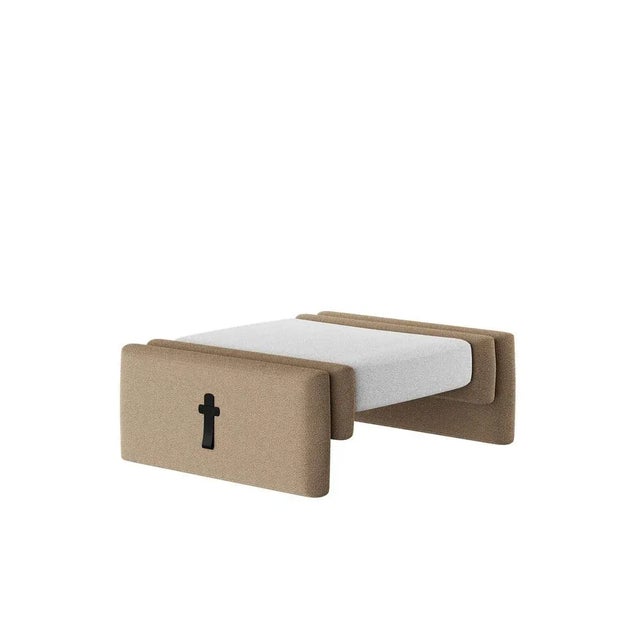 Lisola Stool Khaki & White is a modern outdoor seating piece. This outdoor stool is a beautiful, versatile seating for a...