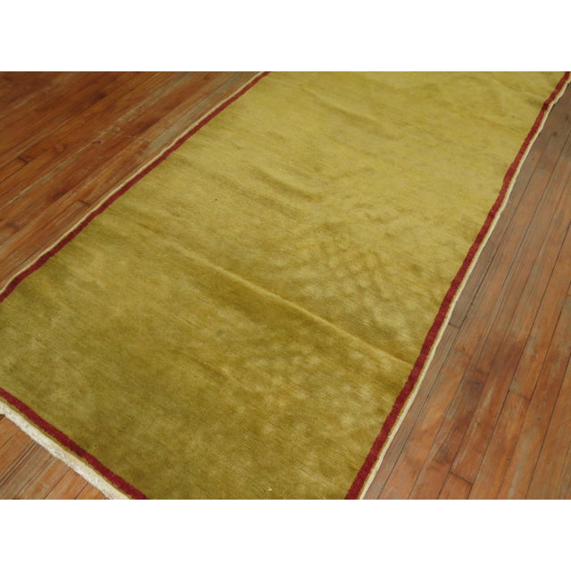 Early 21st Century Vintage Turkish Modernist Rug - 3'10" x 7'10" For Sale - Image 5 of 6
