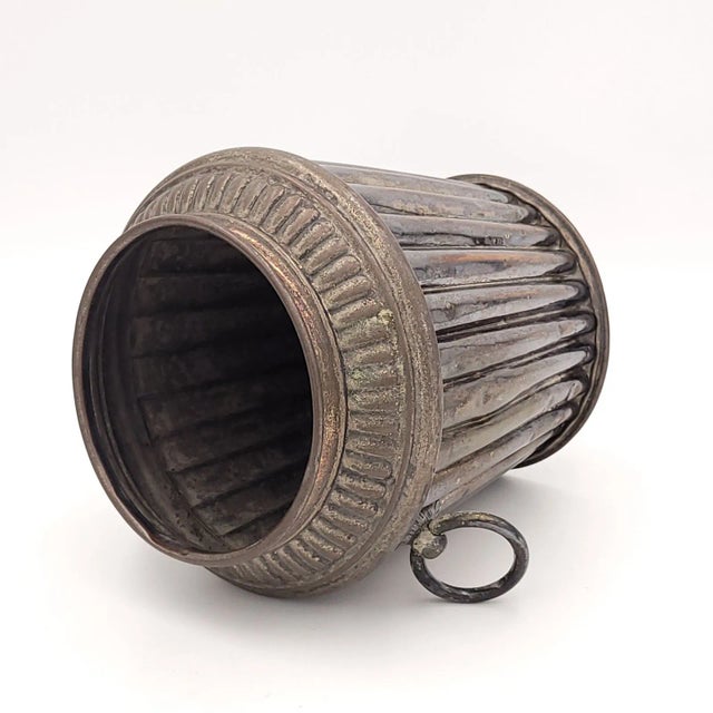 Metal Silver-Plated Wine Cooler, Italy Circa 1860 For Sale - Image 7 of 10