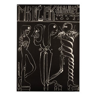 Mrozek Krawiecl Theater Poster by Kenarf Iksyeiworats, 1978 For Sale